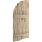 Ekena Millwork Pecky Cypress 4 Board Joined Board-n-Batten w/Quarter Round Arch Top Faux Wood Shutters, 22"W x 48"H SHUBJQ22X48PCPR - alternate 10